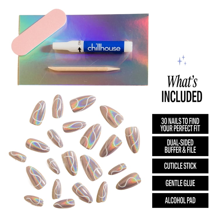 Chillhouse Chill Tips Press On Nails, Chill at Disco photo 8