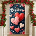 thumbnail image 3 of Heart-shaped Valentine Banner Red Pink Love Display Sweet Design Colorful Hearts Heart Backdrop for Valentine's Day Party Romantic Date Anniversary Celebration, 3 of 9