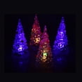 thumbnail image 3 of Árbol De Navidad Led De Mesa 7 Árboles De Navidad Acrílicos Iluminados Que Cambian De Color Con Adornos Decoración De Vacaciones De Fiesta De Navidad Advancent HA039062-00, 3 of 6