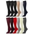 thumbnail image 3 of For Womens Trouser Socks Knee High Dress Comfort Band With Spandex Size 9-11 LOT, 3 of 7