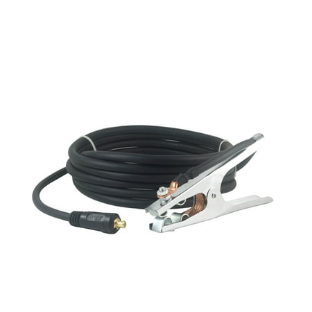 

200 Amp Welding Ground Clamp Lead Assembly - Dinse 10-25 Connector - #2 AWG cable (100 FEET)
