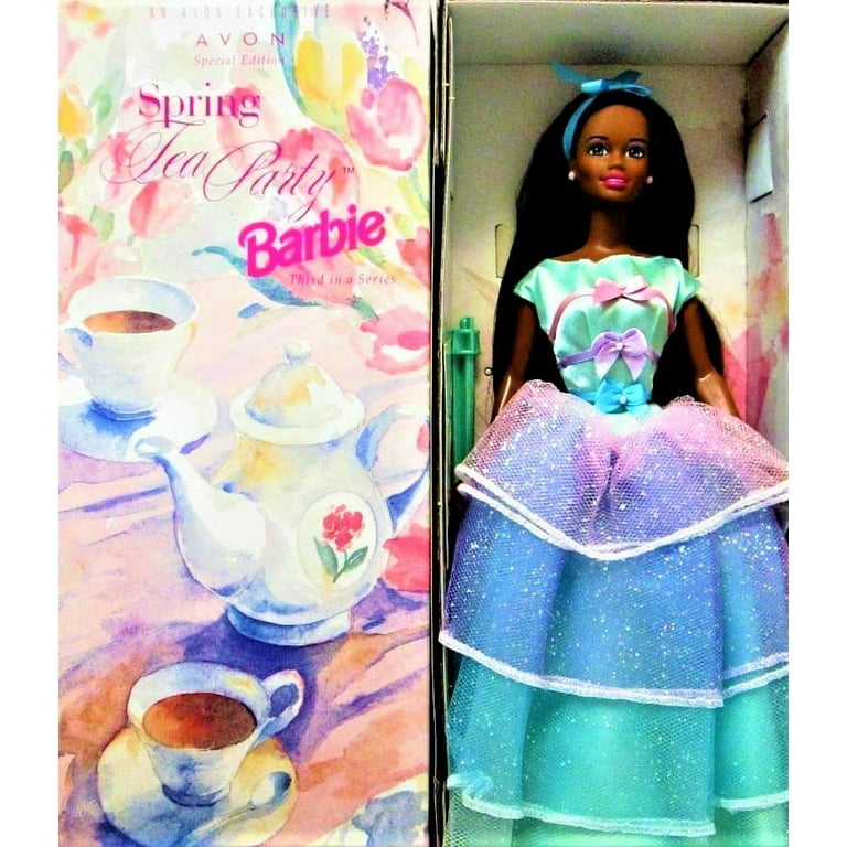 Spring Tea Party Barbie Doll African American Avon Special Edition 1997  Mattel - Walmart.com