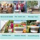 thumbnail image 3 of 4.2 Gal(16l) 2 Pack Large Collapsible Plastic Bucket, 3 of 4
