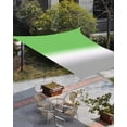 thumbnail image 3 of Sun Shade Sail 12x16Ft Gradient Color Green to Greyish White Uv Block Sunshade Canopy Outdoor Shade Cover Rectangle Shade Cloth For Patio Garden Yard Deck Pergola, 3 of 6