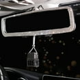 thumbnail image 5 of CxhicLuv Car Perfume Pendant, Auto Fragrance Ornament, Diamond-Encrusted Rearview Mirror Empty Bottle, Car Decor Accessories, Hold Perfume & Decorate Interior, Car Owners, Decor Lovers, Black, 5 of 7