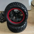 thumbnail image 2 of for 1:10 Car 75mm Rubber Tires and Wheel Rims for 1/10 Scale 94123 RC on Road Car, 2 of 5