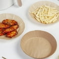 thumbnail image 4 of Reheyre Air Fryer Liner Set - Non-Stick Oil-proof - 2 Colors - BPA Free Round Steamer Paper Pad - Kitchen Supplies, 4 of 8