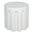thumbnail image 2 of Moe's Home Collection ERIS Stone Accent Table White Color, 2 of 4