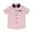 Pink, variant on yillto Kids Shirts Button down Short Sleeve School Uniform Summer Tops Boys Cotton Dressy Shirt with Pockets