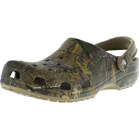 Crocs Men's Classic Realtree Xtra Clog Khaki Rubber Sandal - 10M ...