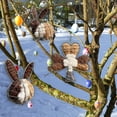 thumbnail image 6 of Handmade Alpaca Fiber Bird Nest Hanging Ornament - Easter Reusable Natural Habitat for Birds, for Garden & Yard, for Bird Lovers - 1Pc(Bunny), 6 of 9