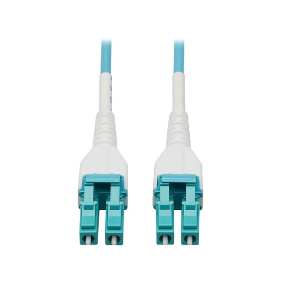 Tripp Lite 30m LC/LC Duplex Multimode 50/125 OM4 Armorer Fiber Optic Cable Aqua