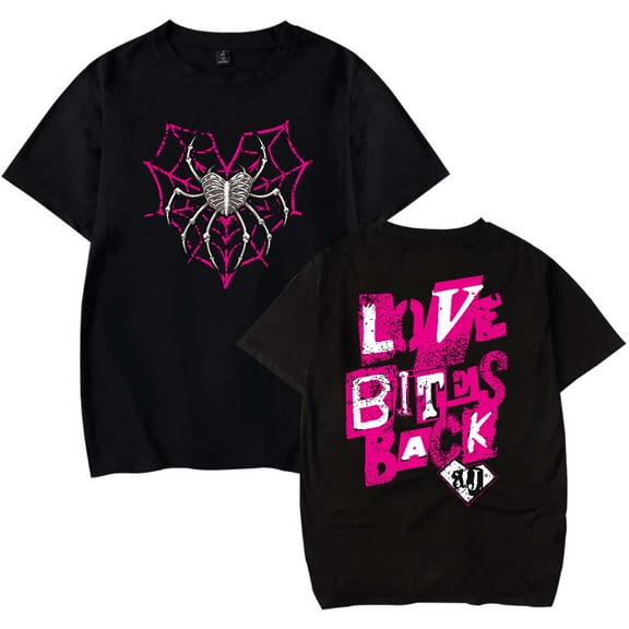 AJ Lee Love Bites T-Shirt Women Men Casual Crewneck Short Sleeve Fashion Tee
