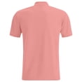 thumbnail image 4 of Bibifish Mens Polo Shirts Deer Embroidery Contrast Placket Short Sleeve Shirts Classic Fit Business Casual Daily Wear Casual Tops, 4 of 5