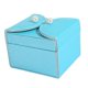 thumbnail image 4 of Joyero Portátil Con Compartimientos Para Las Mujeres Collar Organizador De La Joyería Con La Cerradura Para Los Pendientes Pulseras Anillos - Azul, 4 of 7