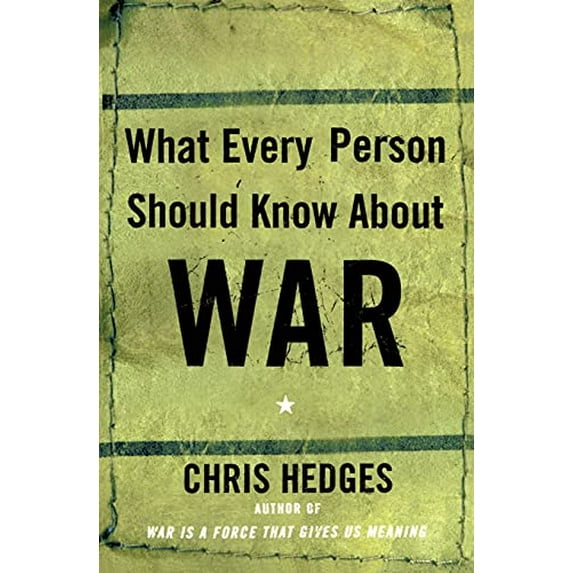 Pre-Owned What Every Person Should Know About War Paperback