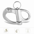 thumbnail image 4 of Stainless Steel Snap Shackle, Quick Release Design, High Strength, All Weather Coating, Marine Boat, Trucks, Van, , Trailers, 4 of 7