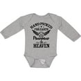 thumbnail image 3 of Inktastic Handpicked for Earth by My Pawpaw in Heaven with Angel Wings Boys or Girls Long Sleeve Baby Bodysuit, 3 of 5