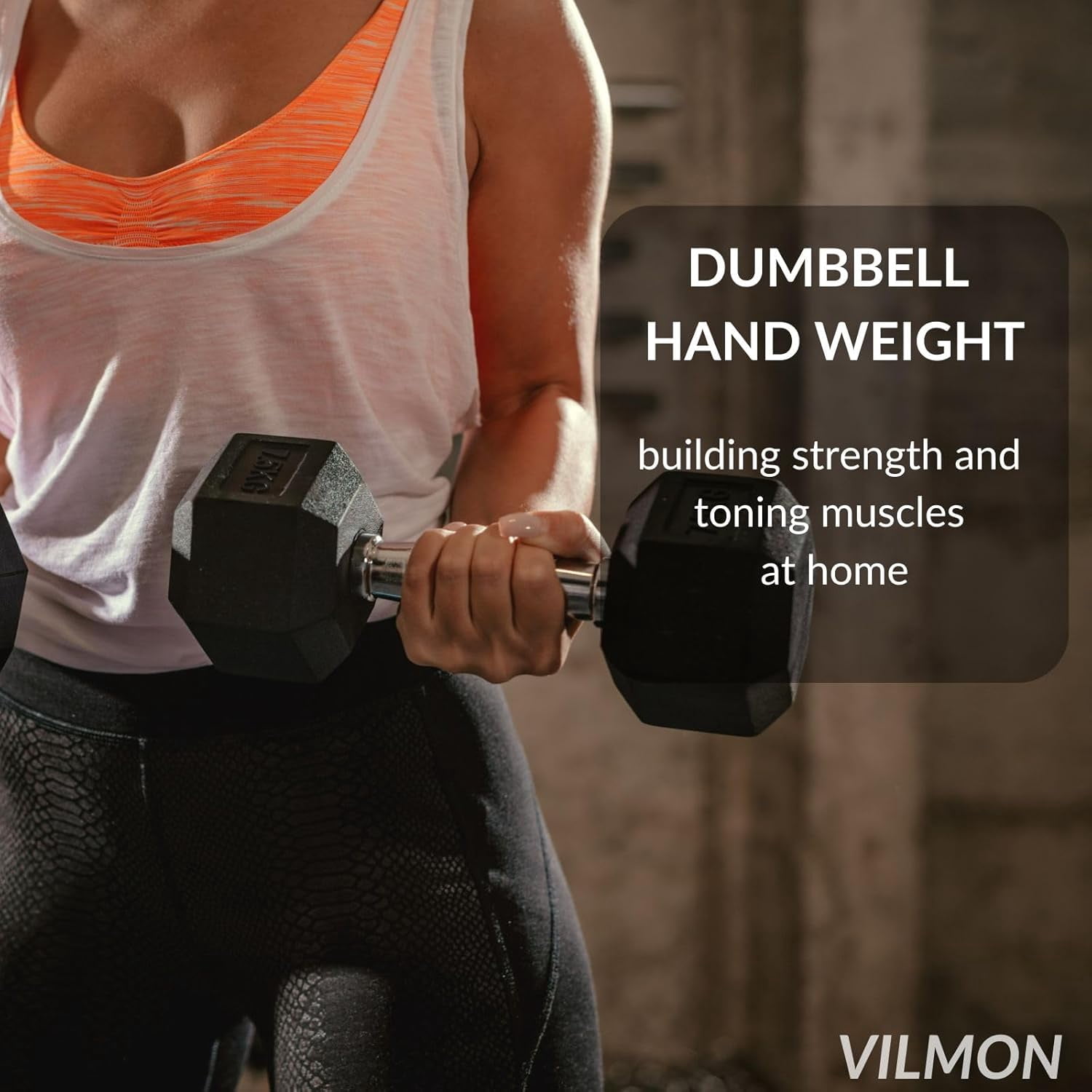 BESEA 20 to 45 Lbs Barbell (Single), Coated Rubber Hex Dumbbell, Hand Weights for Exercises and Fitness