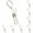 Gold-4.72 Inch, variant on HONGLIN Table Number Stand, Metal Card Holder for Menu and Price Tags, Reusable Note Clip for Wedding Banquet and Bakery, Gold, 10 Pack