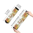 thumbnail image 5 of Bingfone Ducks And Flowers Design Patterned Men'S Women'S Casual Cotton Socks, 5 of 9