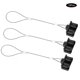thumbnail image 3 of 10 piezas de tapa antipolvo para conector de carretilla elevadora negra Accesorio de hardware Textura dura Plástico 50 A, 3 of 9