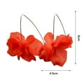 thumbnail image 6 of Limei Popular Drop Earrings Flower Jewelry Accessory Dress Up, 6 of 7