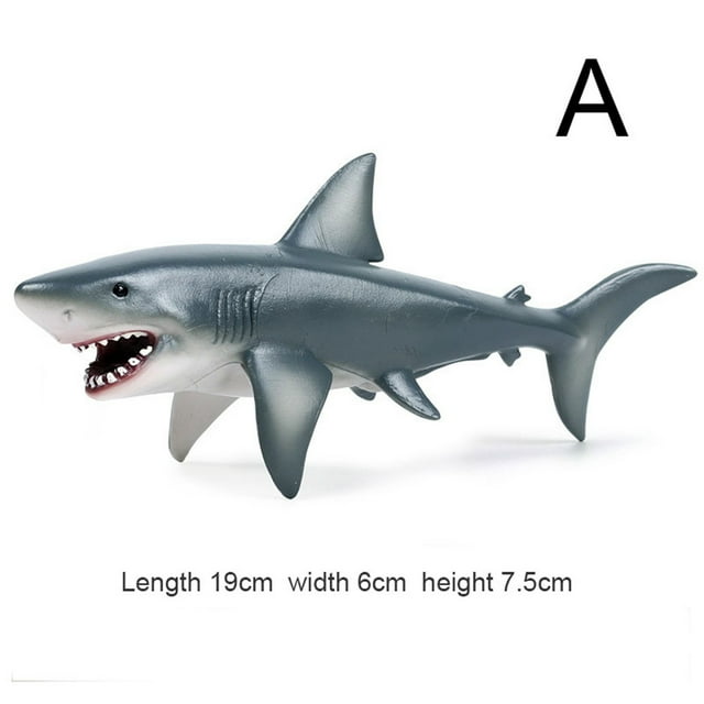 CAROOTU Jouet en Forme de Requin Réaliste Modèle Animal Simulation de Mouvement Réaliste Ou Jouet Baleine Ou Jouet en Forme de Requin