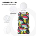 thumbnail image 3 of Xecao Green Mushroom print basketball shirt for both men and women, a unisex basketball jersey perfect for theme parties-4X-Large, 3 of 6