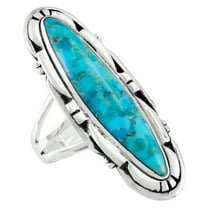 Turquoise Jewelry Ring for Women Sterling Silver 925 | Turquoise Network | R2619-C75-6