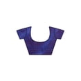 thumbnail image 4 of Rajnandini Sarees for Women Magenta and Blue Cotton Woven Traditional Indian Saree with Unstitched Blouse, 4 of 5