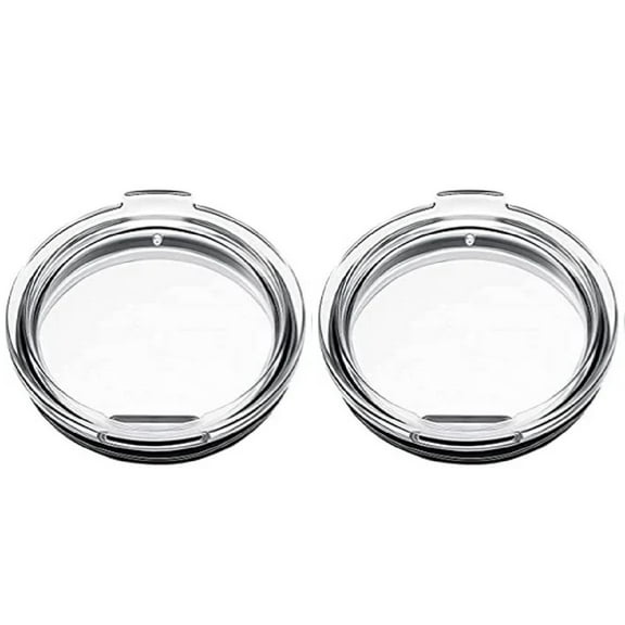 YoeXGDS 2PCS 20 OZ Cup Lid, Glass Lid with Spillproof And Splash Proof Glass Lid, Splash Proof Replacement Lid for 3.2 Inch Cup