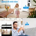 thumbnail image 4 of Ojo Doble Pantalla Cámara De Seguridad Full Hd Con Alarma Camaras Wifi Camara De Vigilancia Interior 0637, 4 of 8