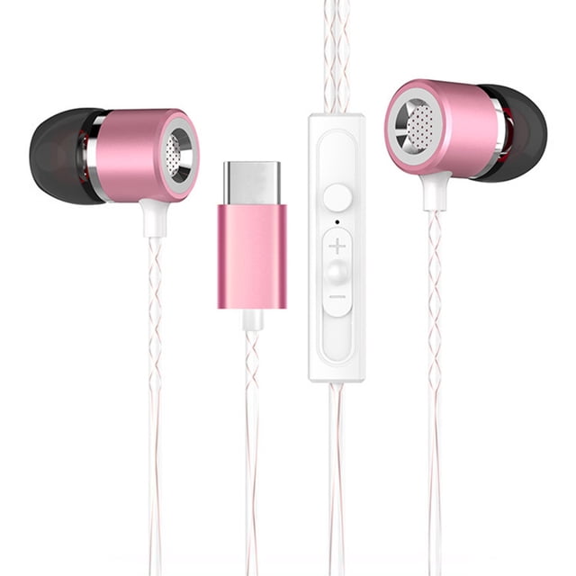Puerto tipo c Auriculares internos Teléfono Computadora Computadora portátil Control de línea Auriculares Micrófono Auriculares con cable de alta fidelidad Jumpingount PJ7360-04