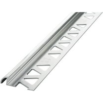 M-D Building Products Clear Aluminum 8 ft Bullnose Tiles Walls