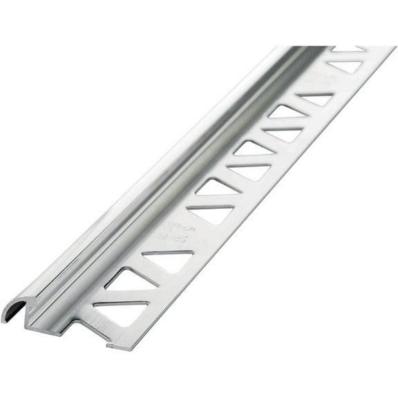 M-D Building Products Clear Aluminum 8 ft Bullnose Tiles Walls