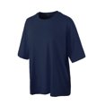 thumbnail image 2 of A2Y Women's Solid Cotton Oversized Drop Shoulder Boyfriend Box Tee Navy XL, 2 of 3