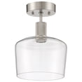 thumbnail image 2 of Access Lighting Chardonnay LED Semi-Flush in Brushed Steel Color, 2 of 5
