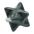thumbnail image 2 of Polished Hexagram Ornament - Nice-looking Carved Reiki Healing Star Stone Statue - Home Decor, 2 of 8