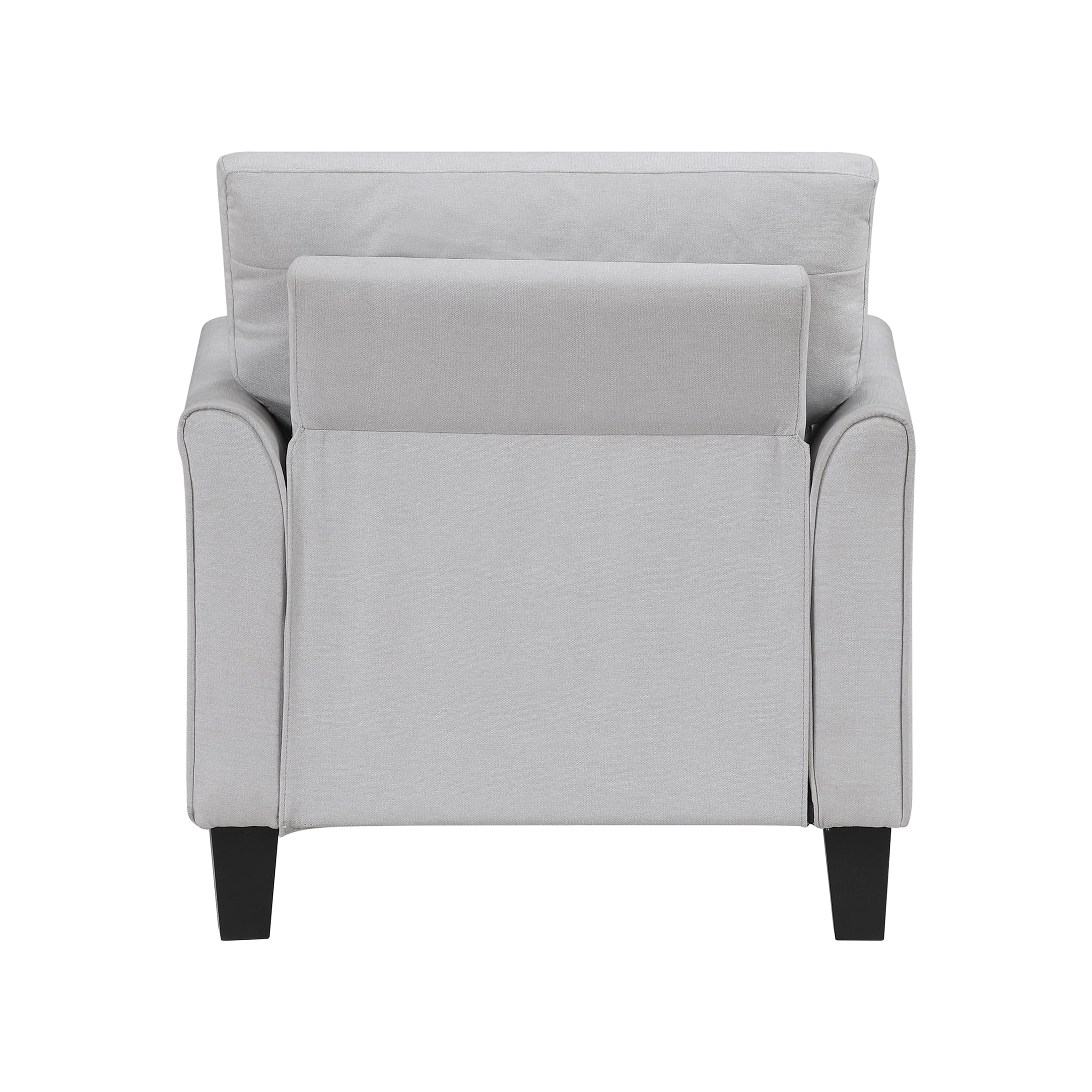 OakvillePark Islewyn Textured Fabric Accent Chair, Gray