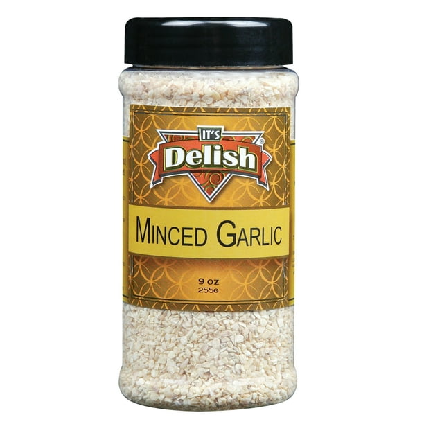 Minced Garlic by Its Delish, 9 oz Medium Jar