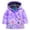 Purple, variant on Arshiner Girl Baby Kid Waterproof Hooded Coat Jacket Outwear Raincoat Hoodies
