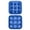 Blue, variant on Soccer Ice Cube Mold, 9-Cavity Large Round Silicone Ice Ball Maker with Lid, Food Grade Flexible Sphere Ice Chiller Tray for Whiskey Cocktail Sports Party