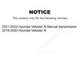 thumbnail image 2 of Transit Auto Front Hub Bearing Assembly and Link Kit for Car Hyundai Veloster N - Left Right Side (Driver Passenger) K7T-101355, 2 of 11