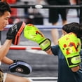 thumbnail image 4 of Guantes Boxeo 1 Par Ejercicio para El PU Leather Sports Gym Mitts () Verde, 4 of 7