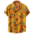 thumbnail image 4 of Camisas estampadas florales de moda para hombres, ropa con estampado 3D, camisas hawaianas de playa, blusas Y2K de manga corta, ropa vintage, blusa con solapa, 4 of 5