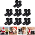 thumbnail image 1 of Mini zapatos de Papá Noel, 7 pares de botas de Papá Noel, modelo de mini zapatos de Papá Noel de 1,18 pulgadas, juguetes de zapatos de gnomo, 1 of 5