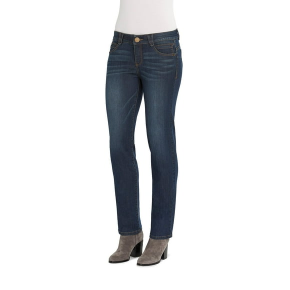 Democracy womens Plus-size "Ab"solution Straight Leg Jeans, Indigo, 22 Plus