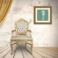 thumbnail image 3 of Mollie B. 26x26 Gold Ornate Wood Framed with Double Matting Museum Art Print Titled - Seahorse, 3 of 4