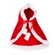 thumbnail image 3 of Conjunto de gorro y capa para mascotas navideñas, 3 of 5